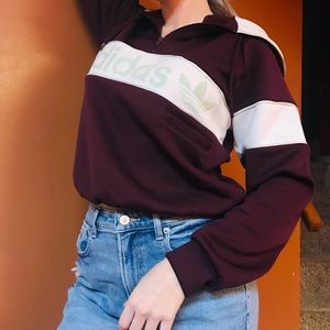 Adidas Quarter-Zip Hoodie - RARE FIND 💎